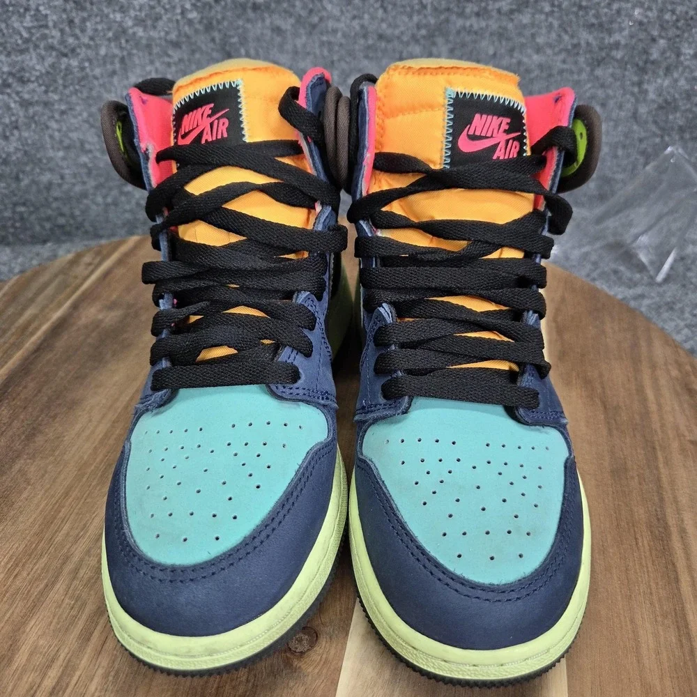 Nike Air Jordan 1 Retro High OG Bio‎ Hack Shoes Youth Size 5Y Multi 575441-201